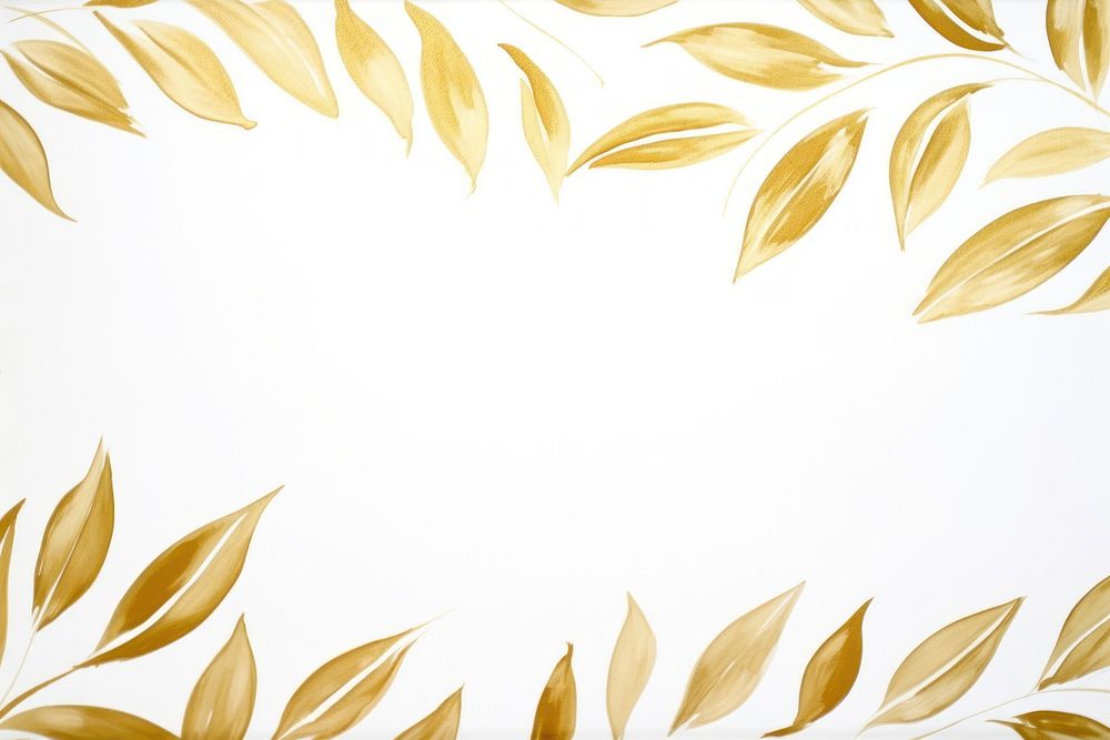 Leaves border frame backgrounds pattern texture. AI generated Image by rawpixel.