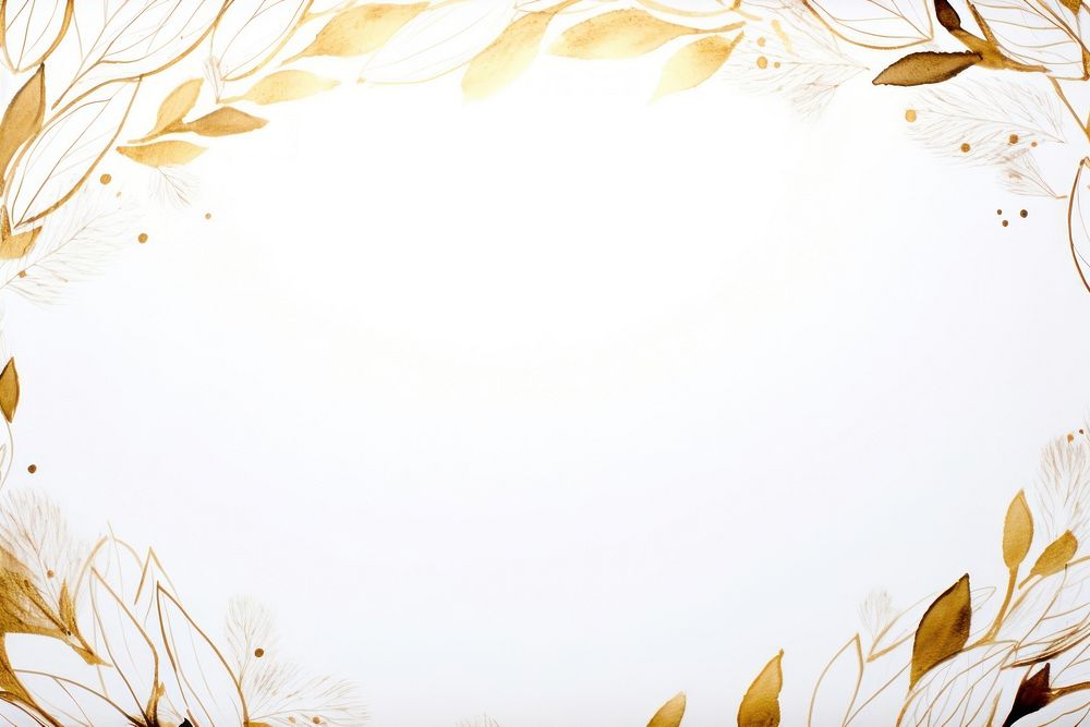 Sunflower border frame backgrounds pattern gold. AI generated Image by rawpixel.