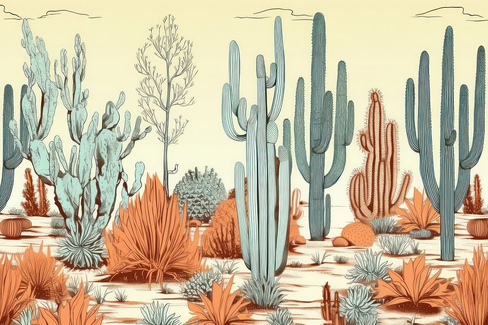 Cactus outdoors plant land.