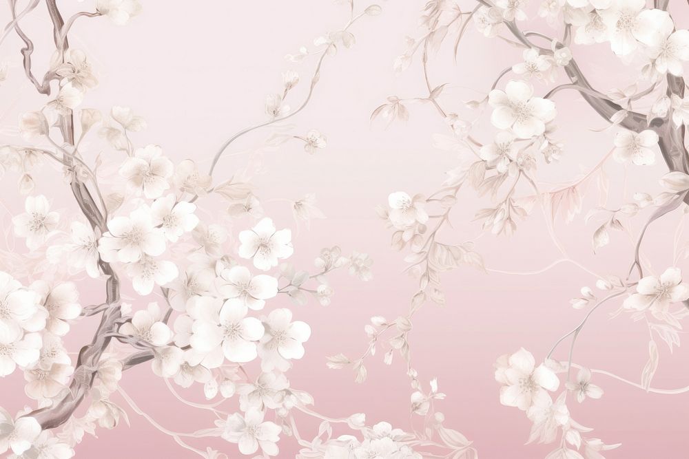 Cherry blossom pattern flower plant.