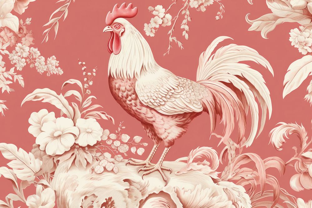 Chicken in the garden wallpaper poultry animal.