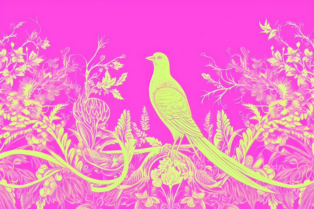Bird pattern purple animal.