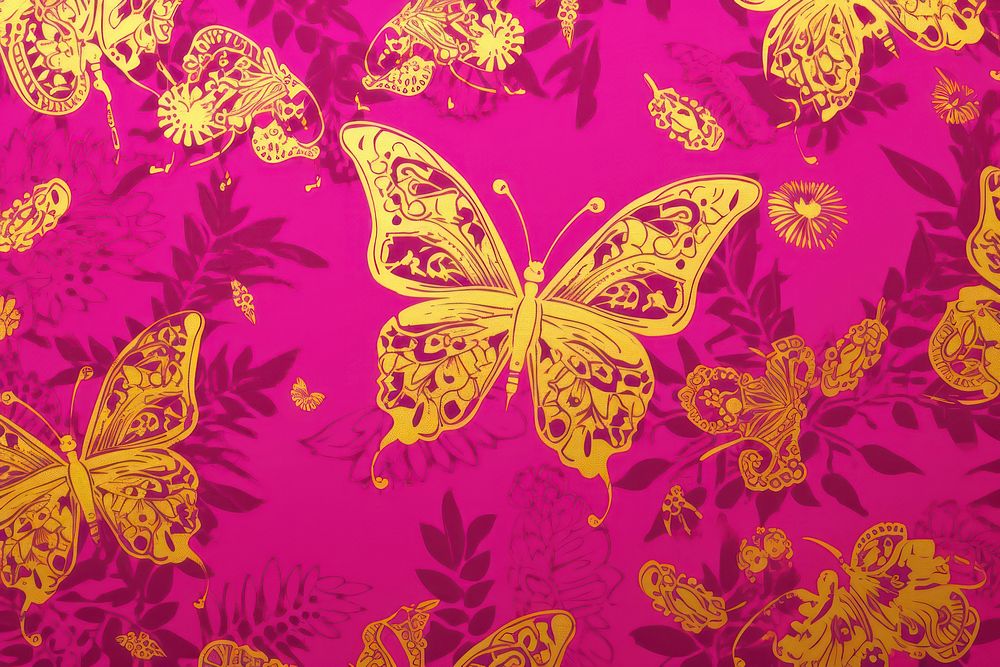 Butterfly wallpaper pattern purple.