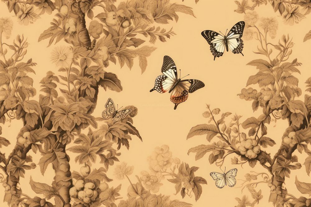 Butterfly wallpaper pattern insect.