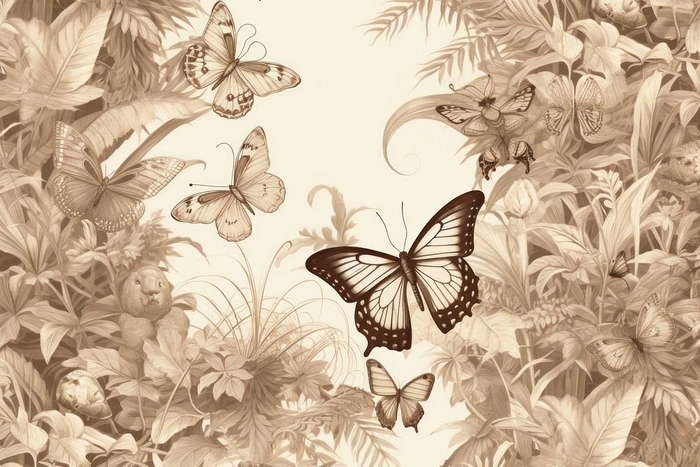 Butterfly pattern animal insect.