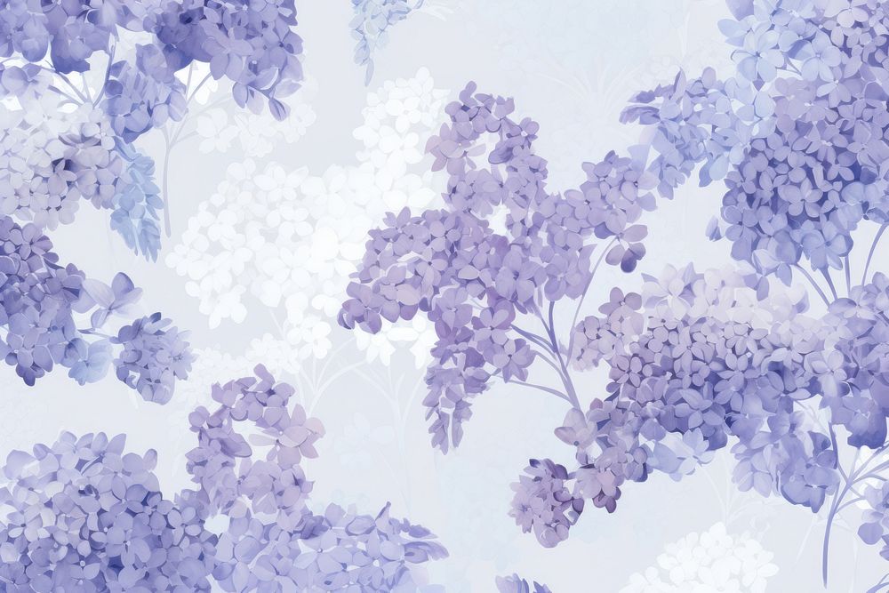 Hydrangea flowers wallpaper pattern nature.