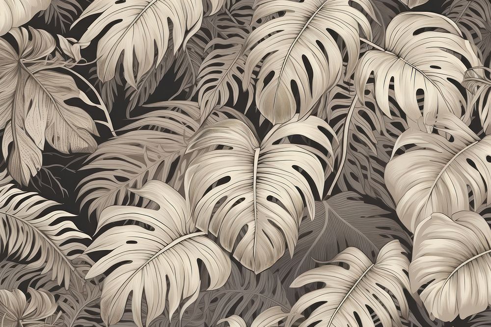 Monstera leaves land outdoors nature.
