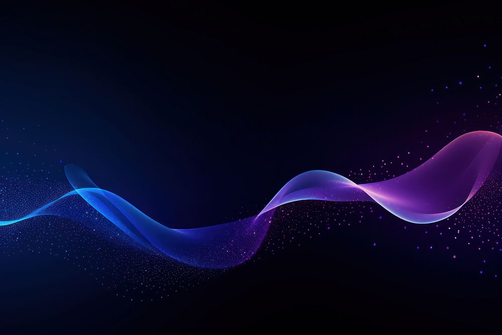  Abstract blue and purple neon backgrounds graphics nature. AI generated Image by rawpixel.