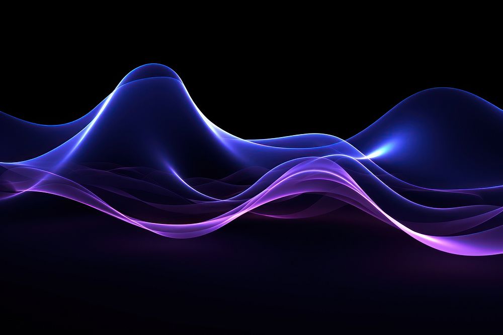  Abstract blue and purple neon backgrounds graphics pattern. AI generated Image by rawpixel.