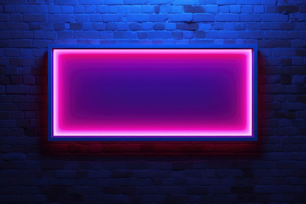  Neon glowing light line. AI generated Image by rawpixel.