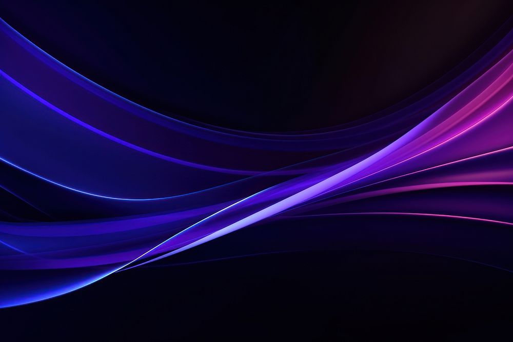  Neon light lines on black background purple backgrounds pattern. AI generated Image by rawpixel.