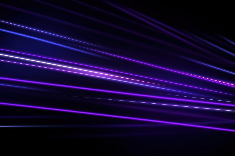  Neon light lines on black background purple backgrounds laser. AI generated Image by rawpixel.