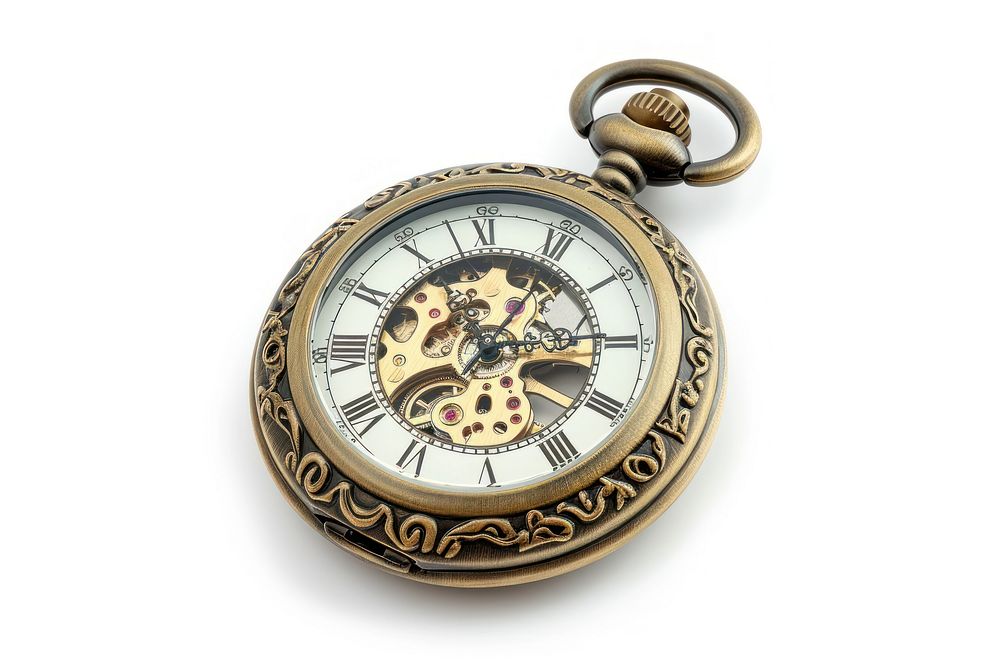 Old pocket watch wristwatch pendant jewelry.