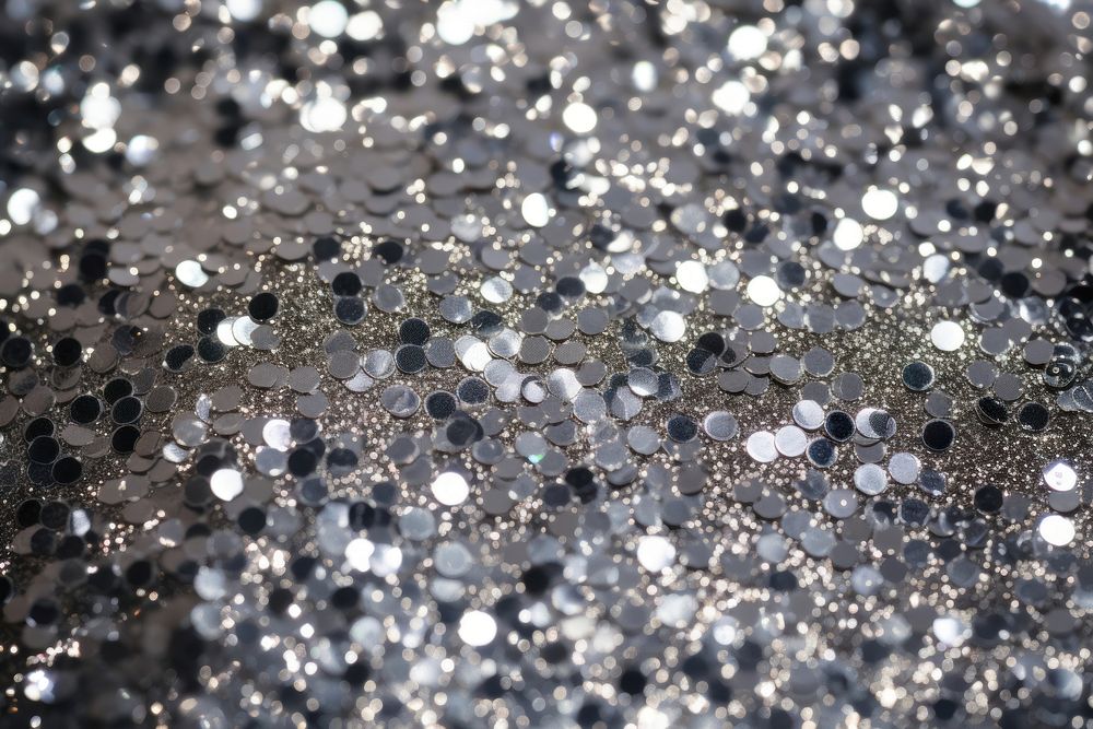 Silver colored glitter backgrounds jewelry shiny. AI generated Image by rawpixel.