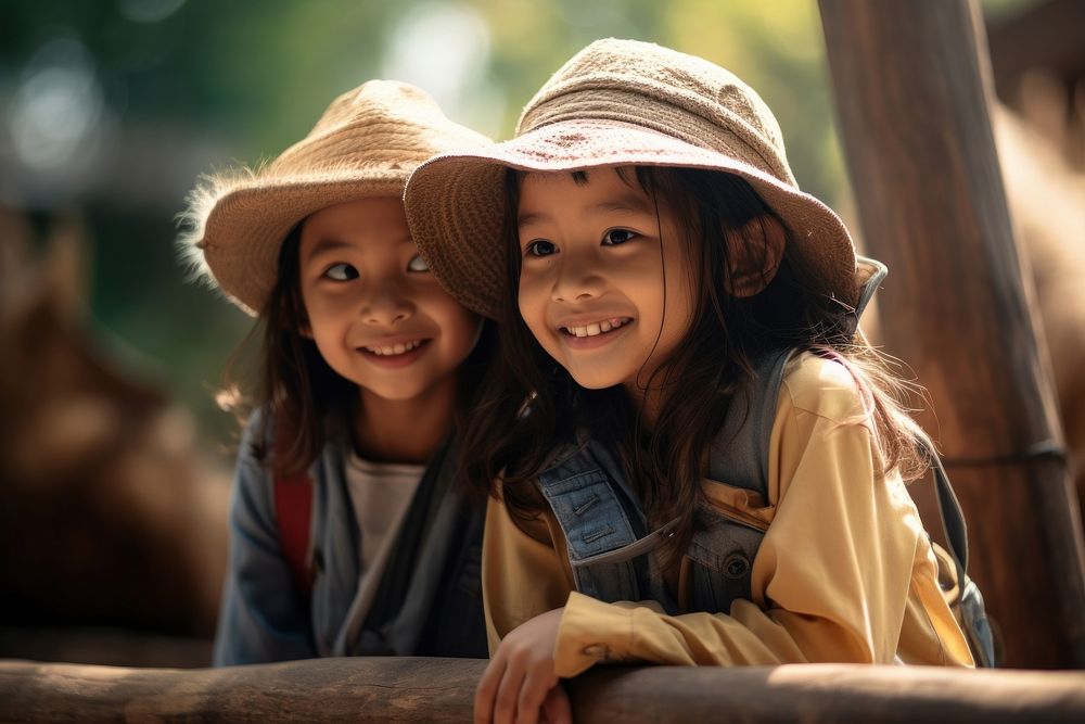  Thai kids smile child day. AI generated Image by rawpixel.
