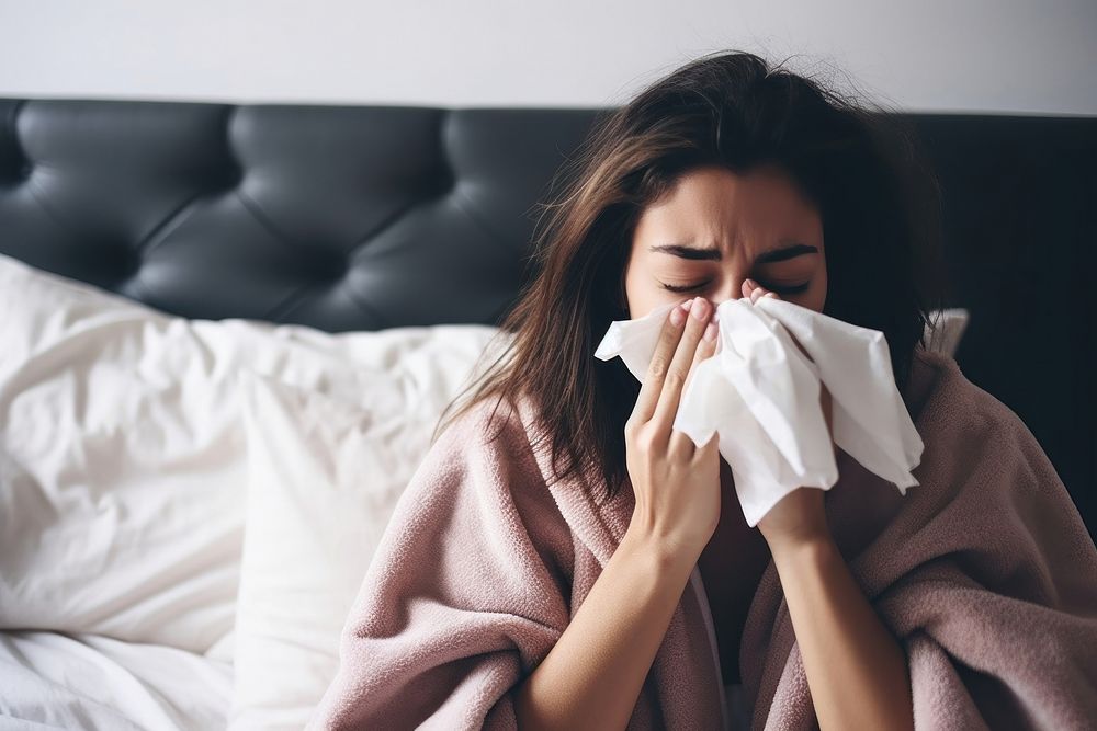 Women having flu and sneeze | Premium Photo - rawpixel