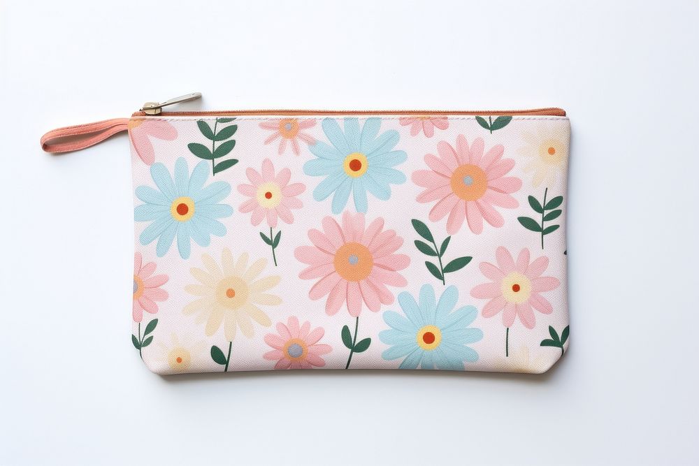 Flower pattern cloth bag handbag purse accessories.