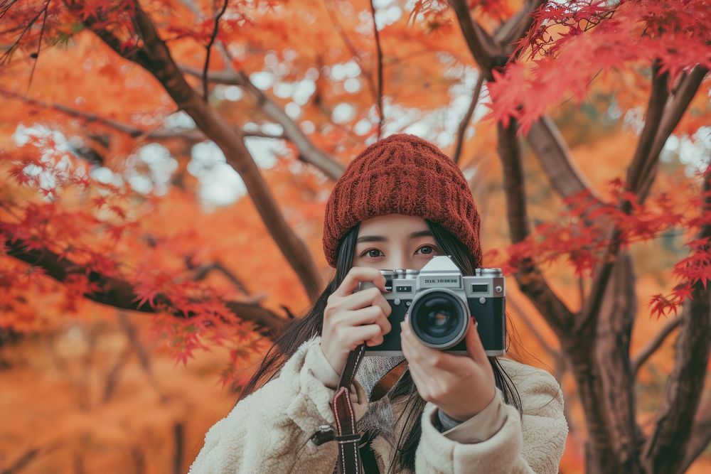 Japan autumn camera adult.