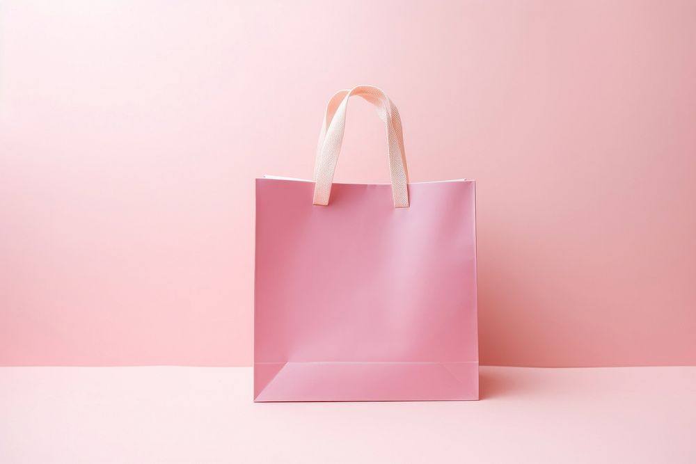 Shopping bag handbag pink celebration.