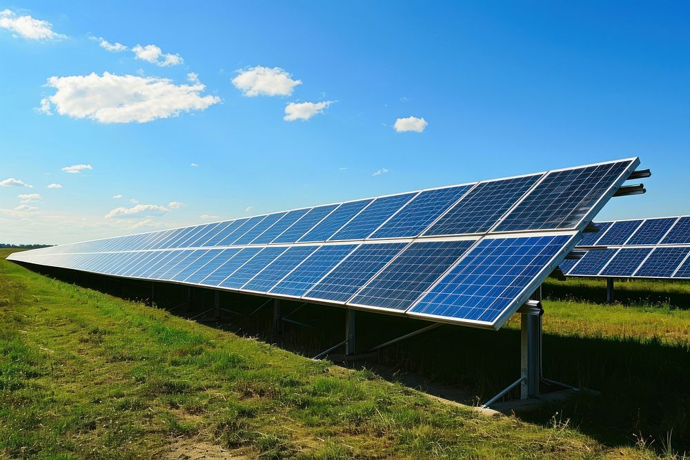 Solar panels outdoors architecture electricity.