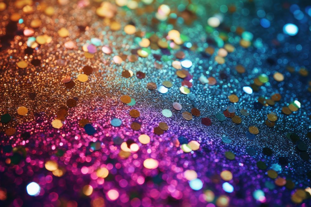 Rainbow glitter texture backgrounds illuminated celebration. AI generated Image by rawpixel.