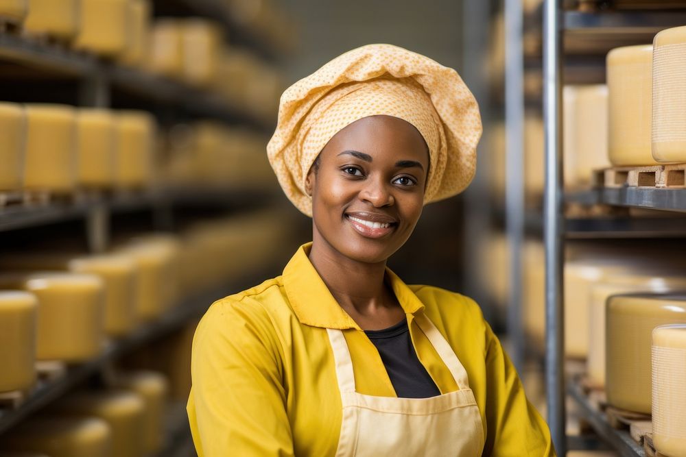 African black business woman parmigiano-reggiano entrepreneur happiness.