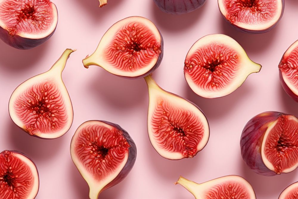 Figs background fruit slice plant.