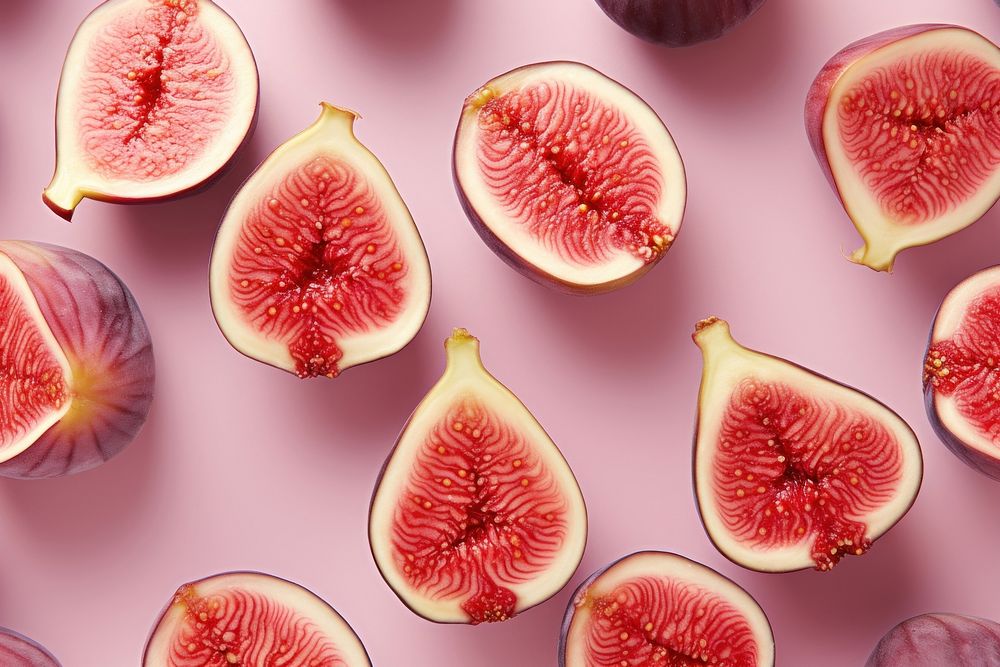 Figs background fruit slice juicy.