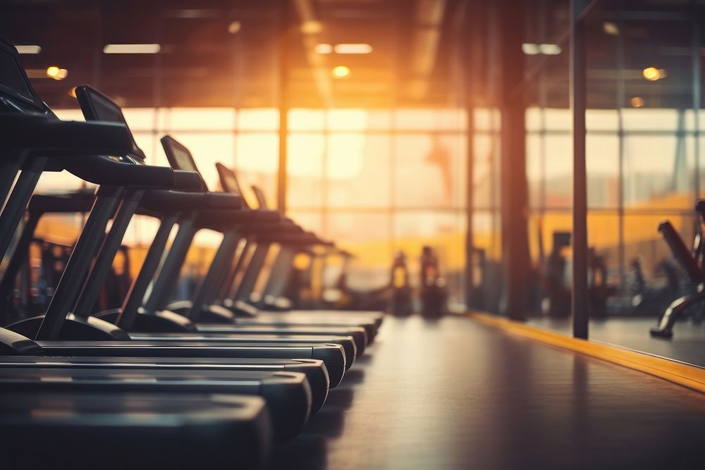 Gyms treadmill sports bodybuilding. AI generated Image by rawpixel.