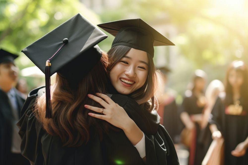 Graduation and graduate certificate achievement university. AI generated Image by rawpixel.