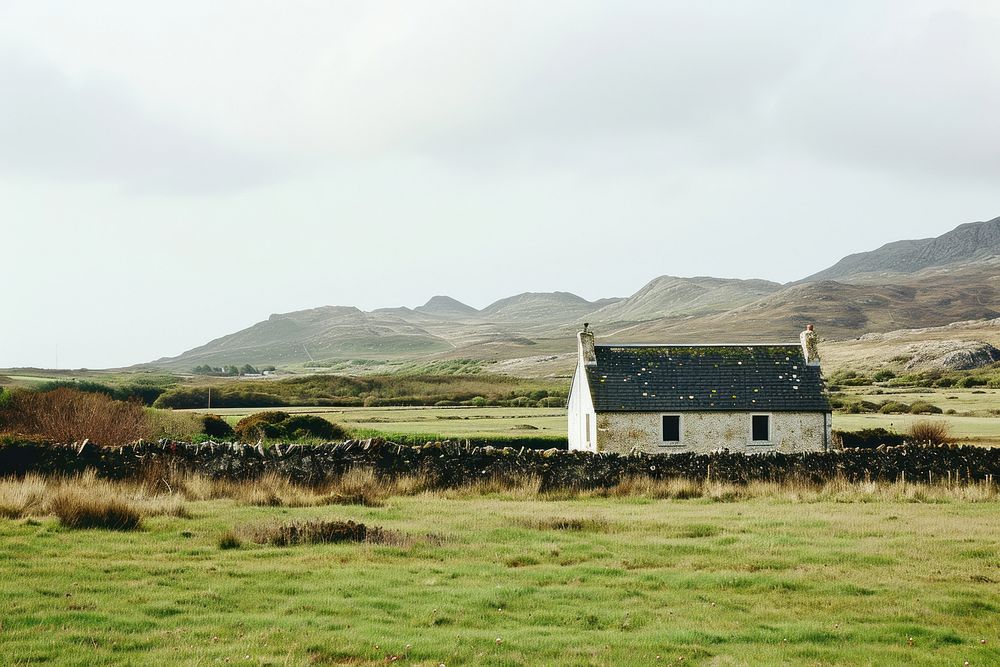 Rural areas in ireland architecture outdoors building.