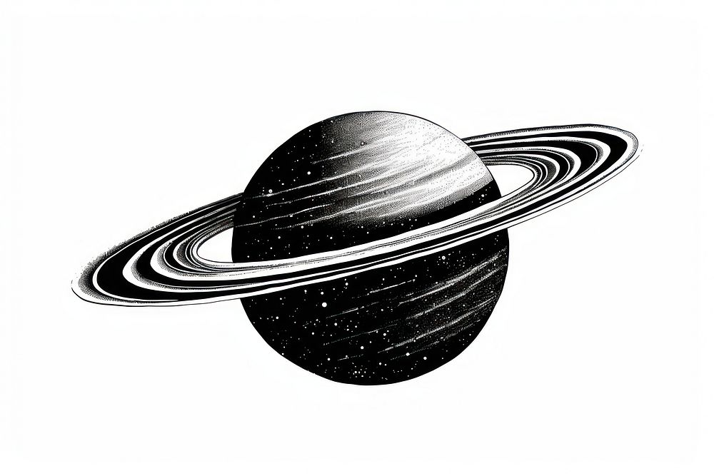 Saturn space planet shape.
