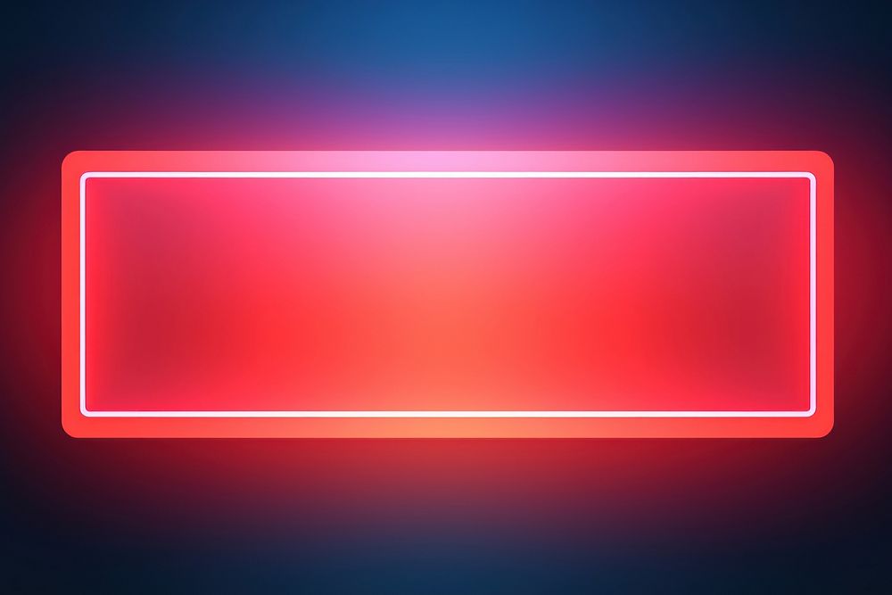 Rectangle background neon abstract light.
