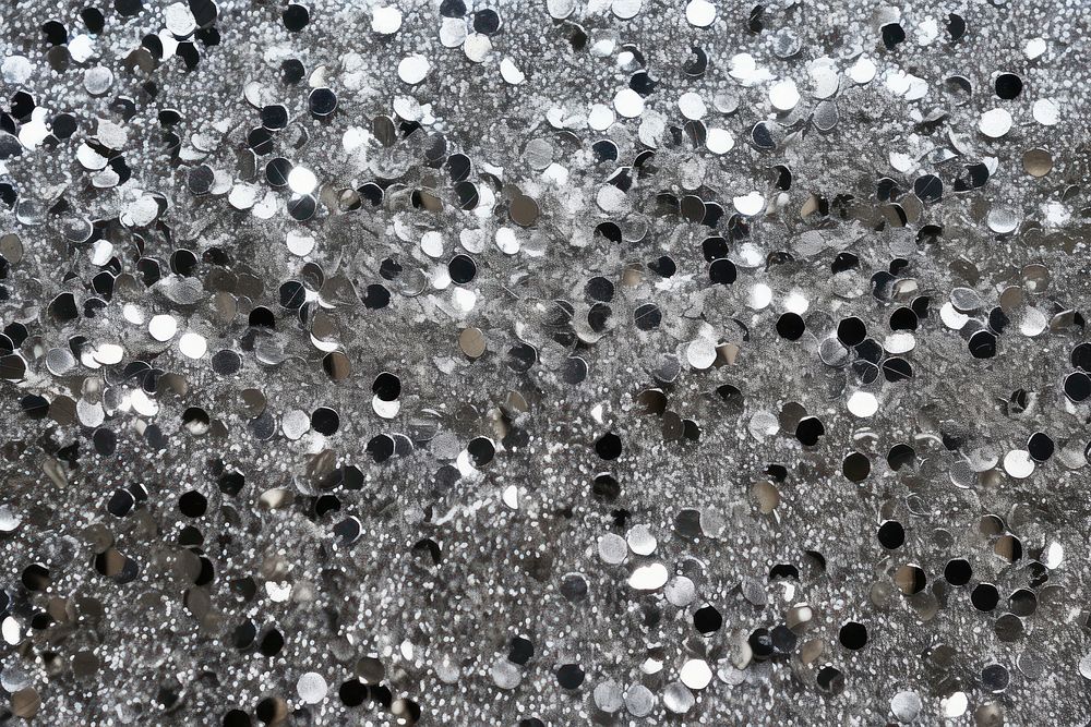 Silver glitter texture backgrounds outdoors shiny. AI generated Image by rawpixel.