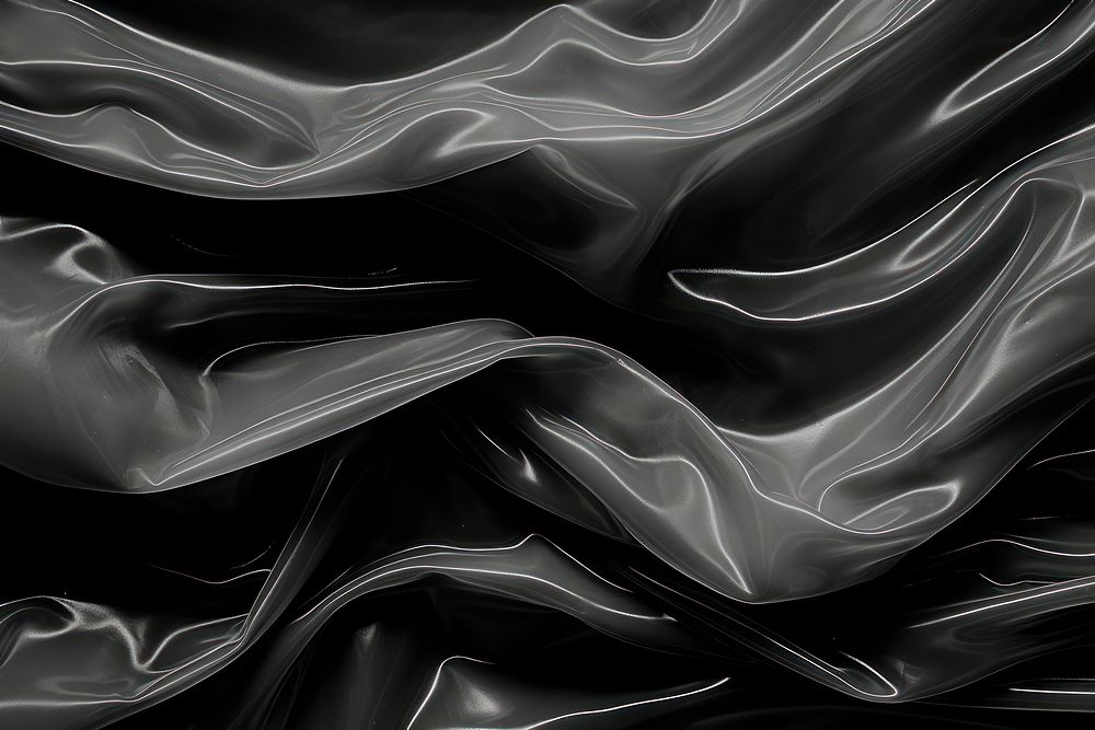 Wave layer plastic wrap black backgrounds silk.