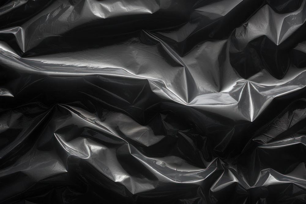 Wave plastic wrap black backgrounds monochrome.