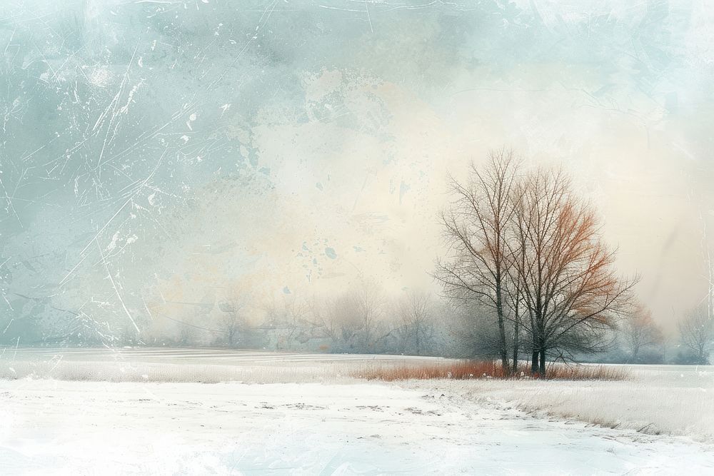 Winter field background abstract outdoors nature plant.
