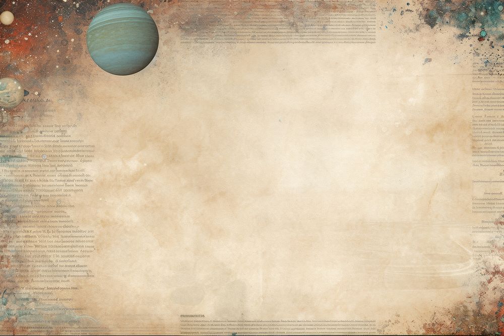 Galaxy space border backgrounds paper distressed.