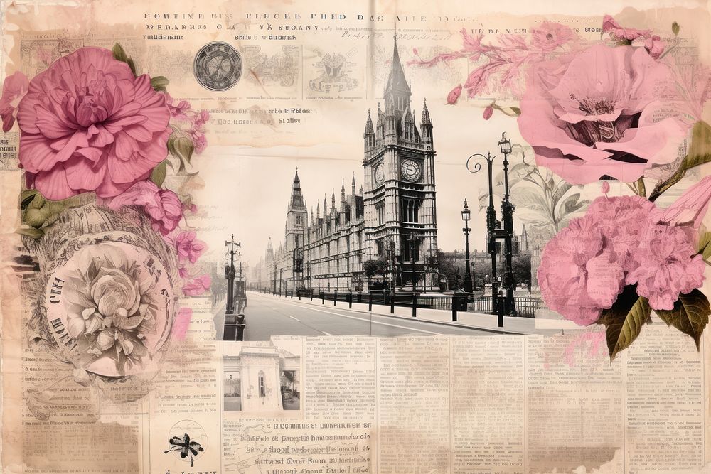 London border collage flower plant.