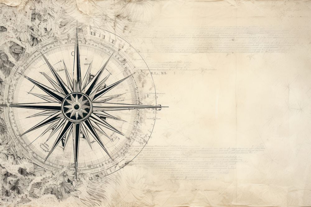 Compass border backgrounds paper weathered.