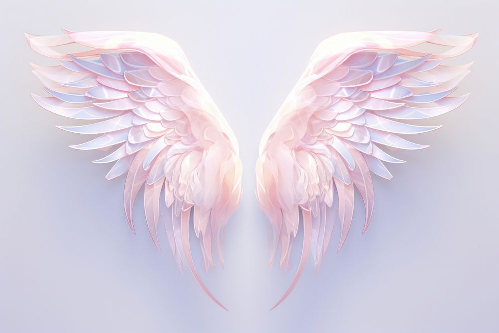 Angel wings angel creativity chandelier.