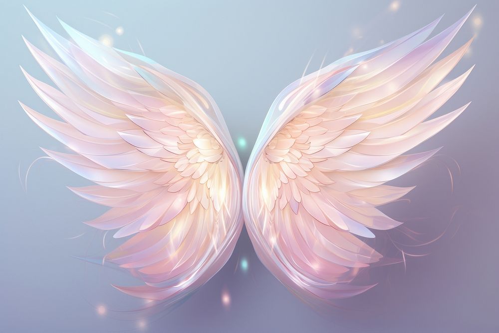 Angel wings angel pattern art.