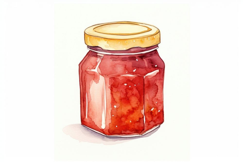 Jam food jar container. AI generated Image by rawpixel.