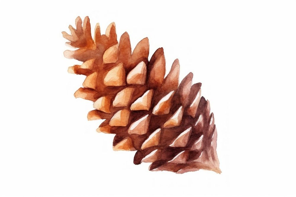 Pine cone nature conifer brown. AI generated Image by rawpixel.