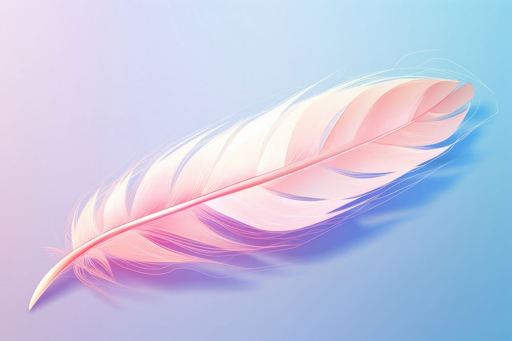 Feather pattern art lightweight.