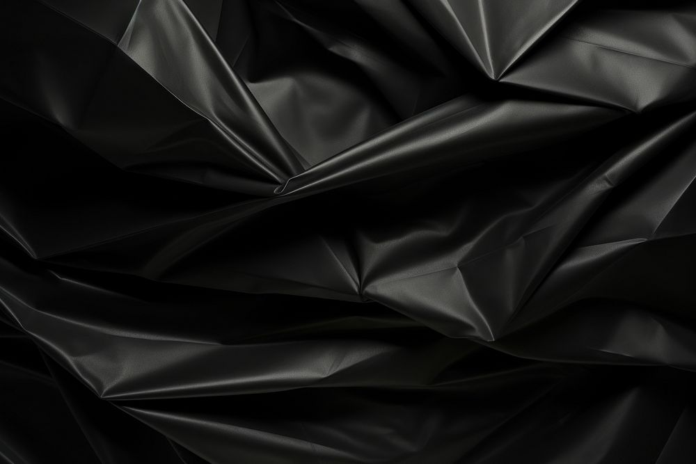Low poly plastic wrap black backgrounds abstract.