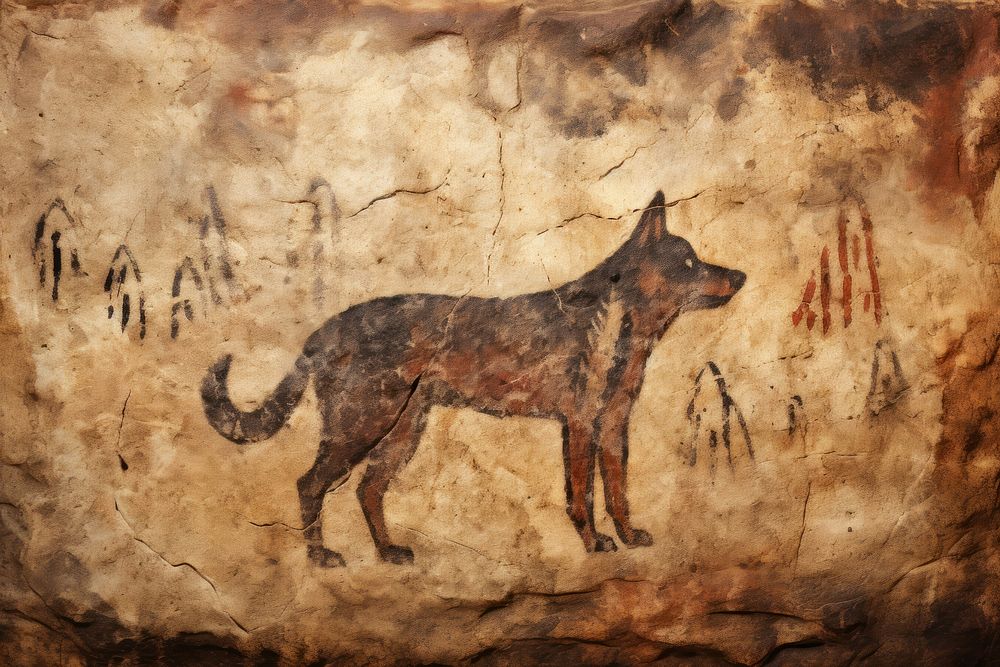 Paleolithic cave art painting style | Premium Photo - rawpixel