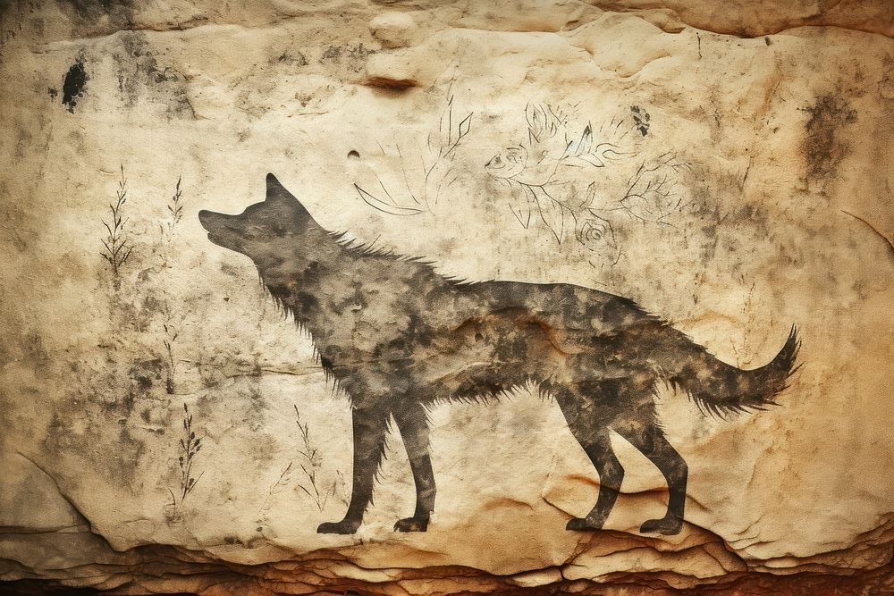 Paleolithic cave art painting style | Free Photo - rawpixel