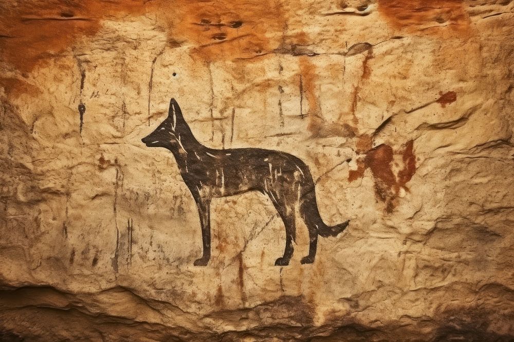 Paleolithic cave art painting style | Free Photo - rawpixel