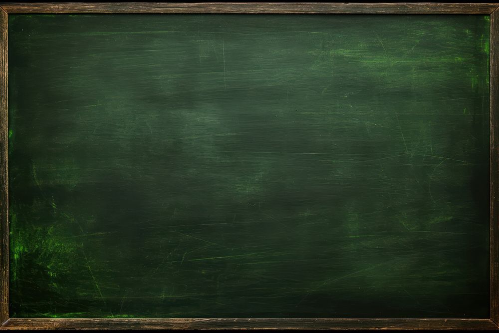 Green chalkboard texture blackboard backgrounds scratched. AI generated Image by rawpixel.